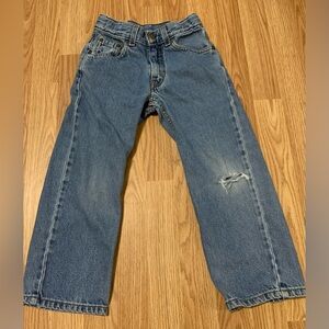 Levi Strauss Loose Fit Blue Jeans - 100% cotton - Size 7